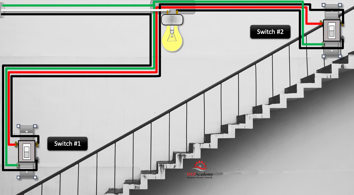 3-Way Switch Wiring Explained - MEP Academy