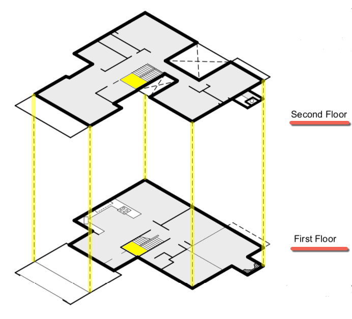 Floor Plans Stacked