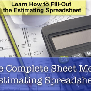 Sheet Metal Estimating Spreadsheet Course
