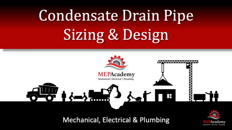 AC Condensate Drain Sizing and Layout