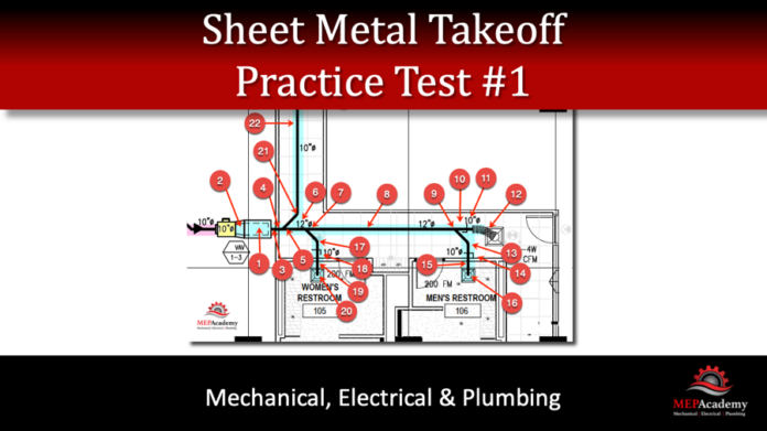 Sheet Metal Practice Test 1