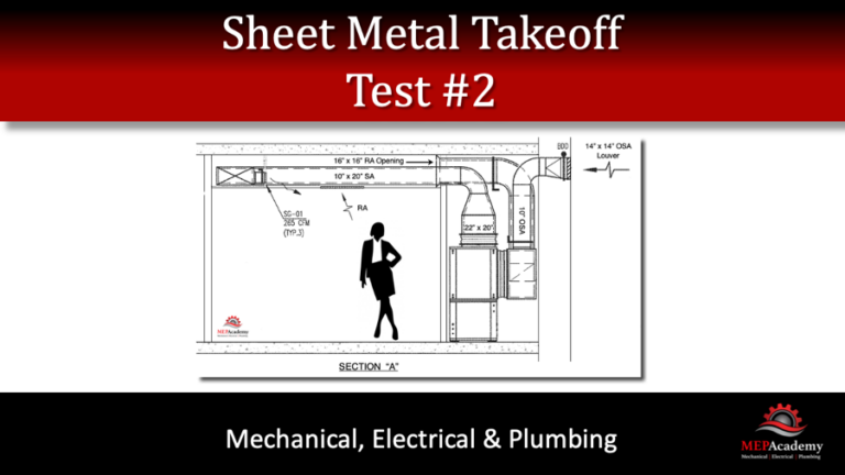 Sheet Metal Takeoff – Test 2