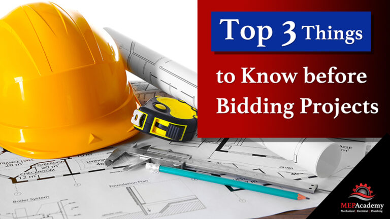 Top 3 Three Things to Know Before Bidding a Project