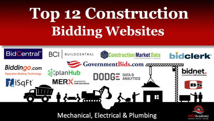 Top 12 Construction Bidding Websites