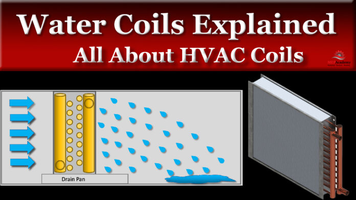 Water Coils explained Coil rows, passers, circuits, headers, fins, materials, etc.