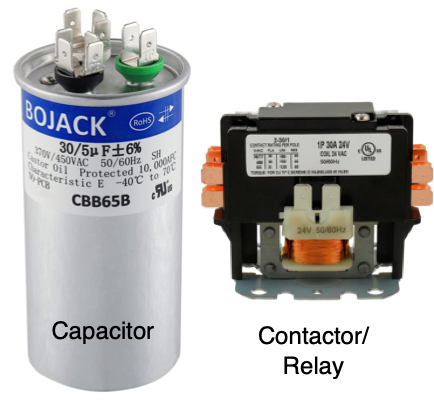 Capacitor and Contractor - Less Expensive Fixes