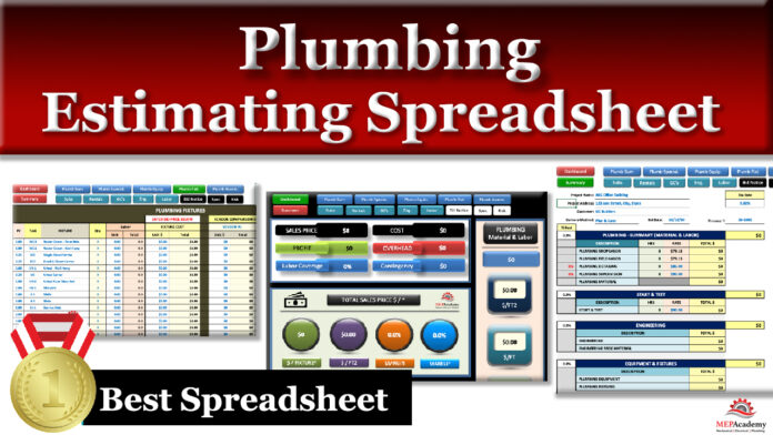 Plumbing Estimating Spreadsheet