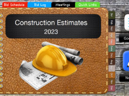 Digital Planner Construction Estimator
