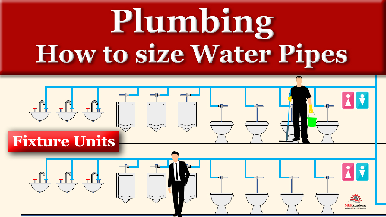 How to Size Plumbing Water Pipes using Fixture Units MEP Academy
