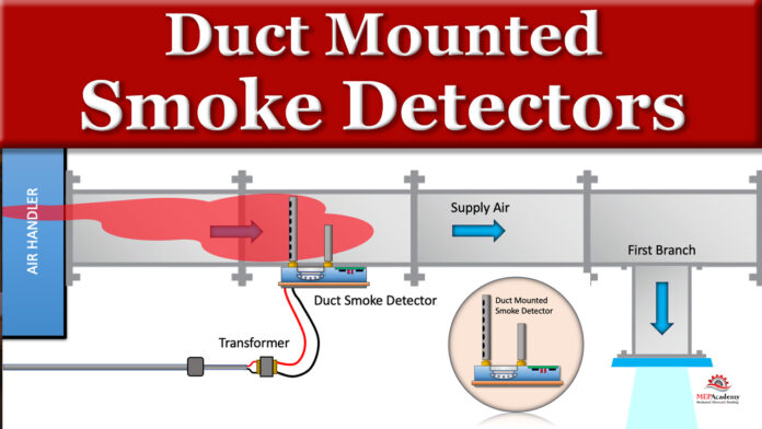 duct mounted smoke detector