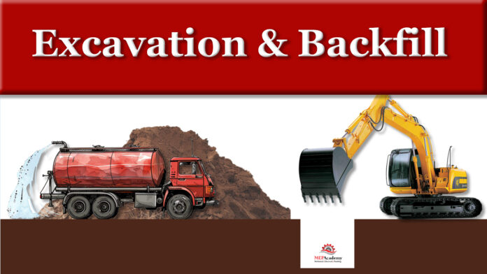 excavation and backfill