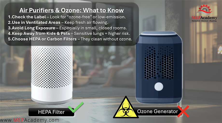 Avoid Air Purifiers that generate Ozone.