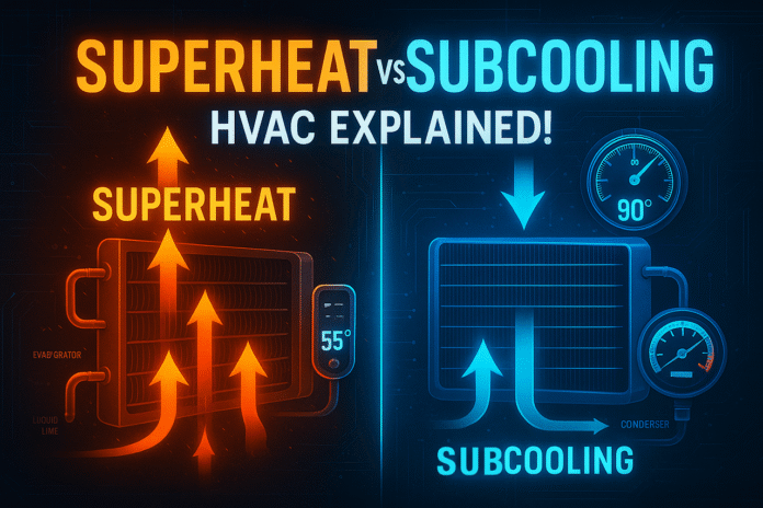 Superheat vs Subcooling Explained