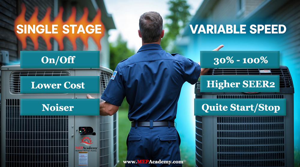 Single Stage vs Variable Speed Heat Pumps