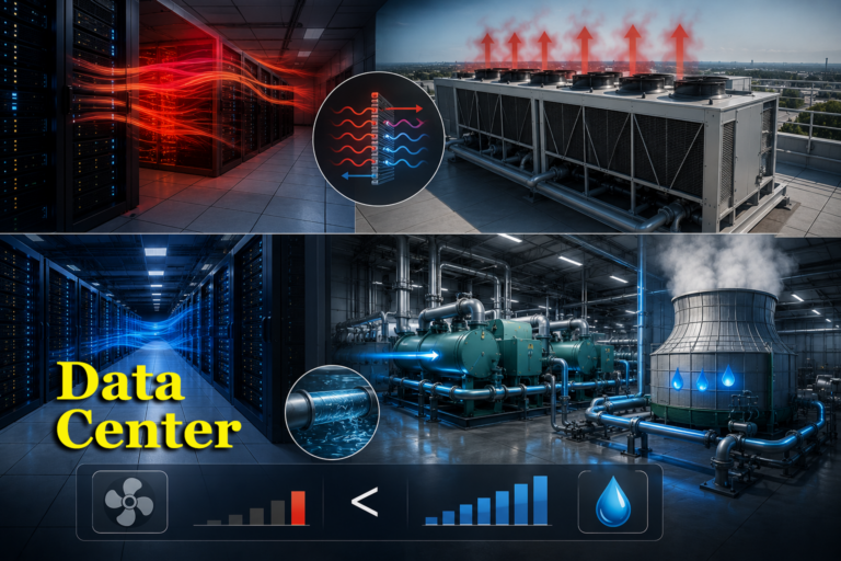 Air-Cooled vs Water-Cooled Data Centers: What’s the Difference?