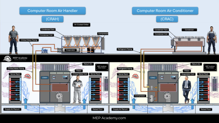 CRAC vs CRAH Units Explained: Data Center Cooling