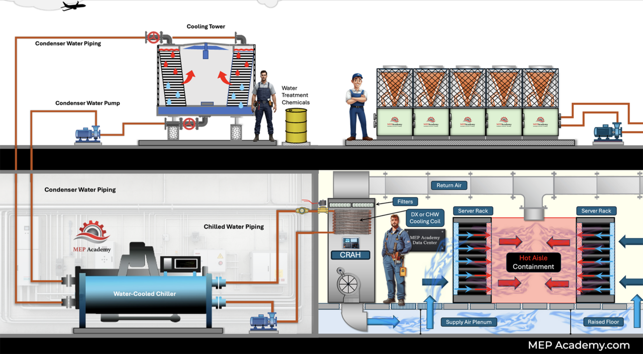 Chilled Water System used in a Data Center