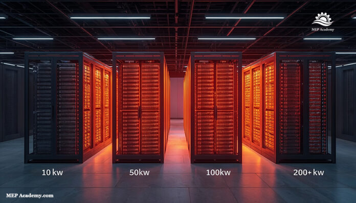 Server Rack Power Density Trend Liquid Cooling for AI Data Centers Explained - MEP Academy